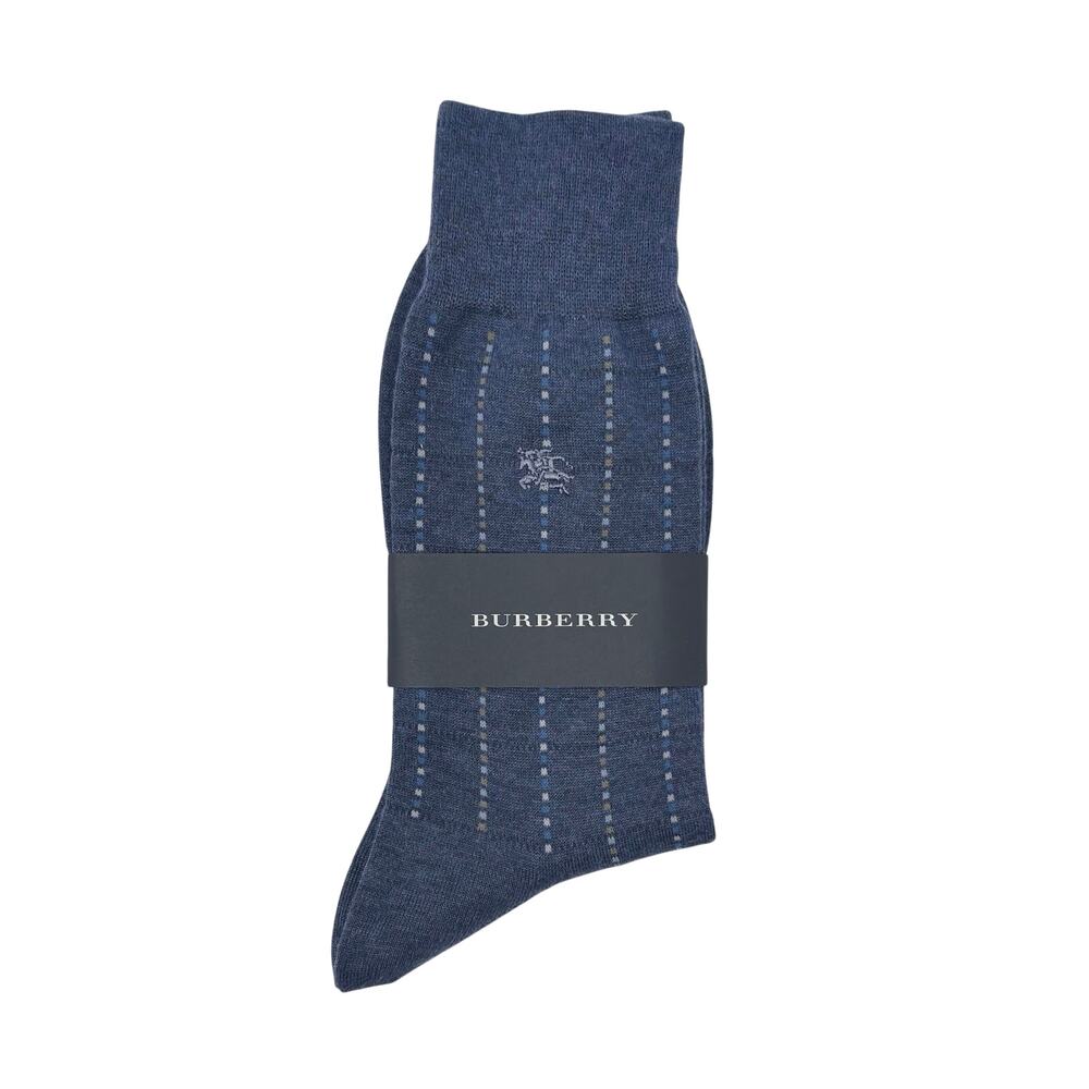 Burberry Blue Dress Socks